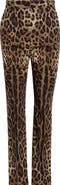 Dolce&Gabbana Leopard Print Cotton Poplin Pants