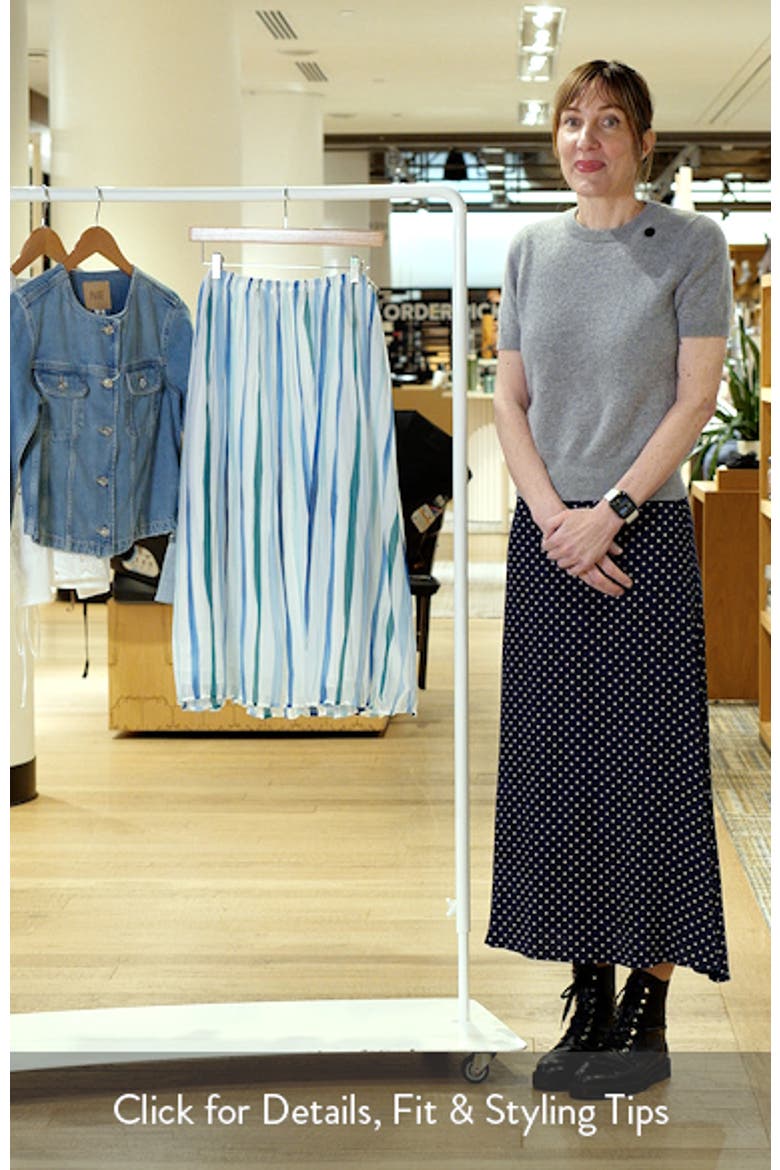 Pleated Midi Skirt video
