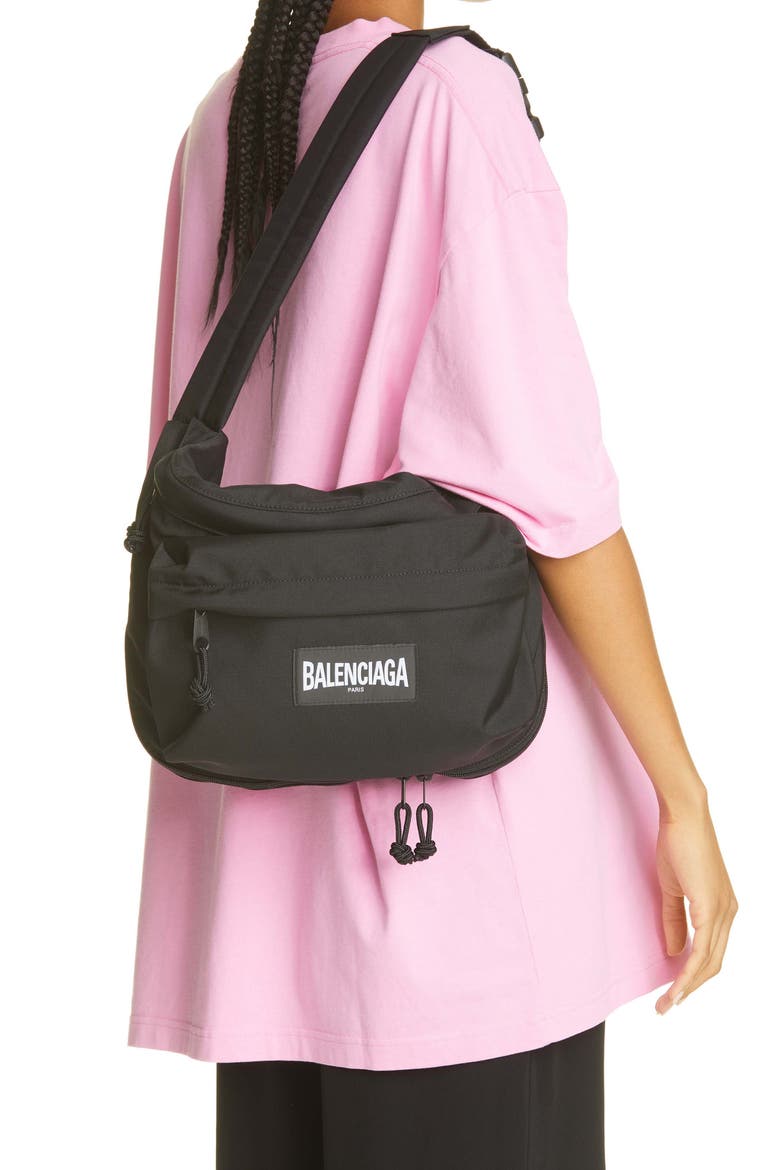 Transformer Packable Crossbody Bag Track Jacket, Alternate, color, INK