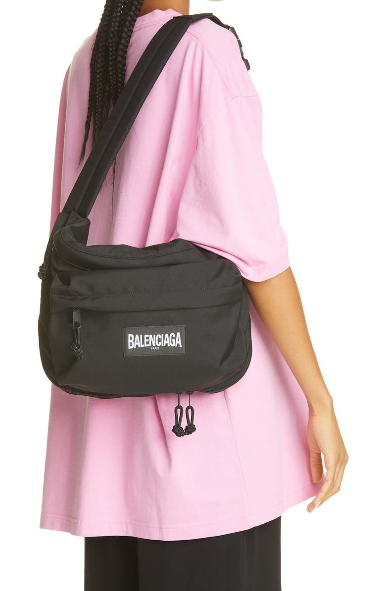 Balenciaga Transformer Packable Crossbody Bag Track Jacket, Alternate, color,