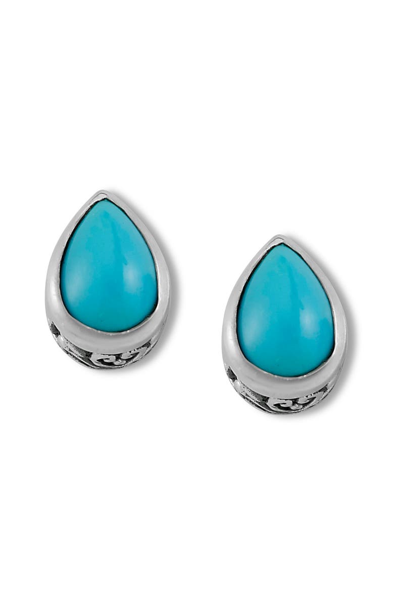 SAMUEL B. Sleeping Beauty Turquoise Stud Earrings, Main, color, Turquoise