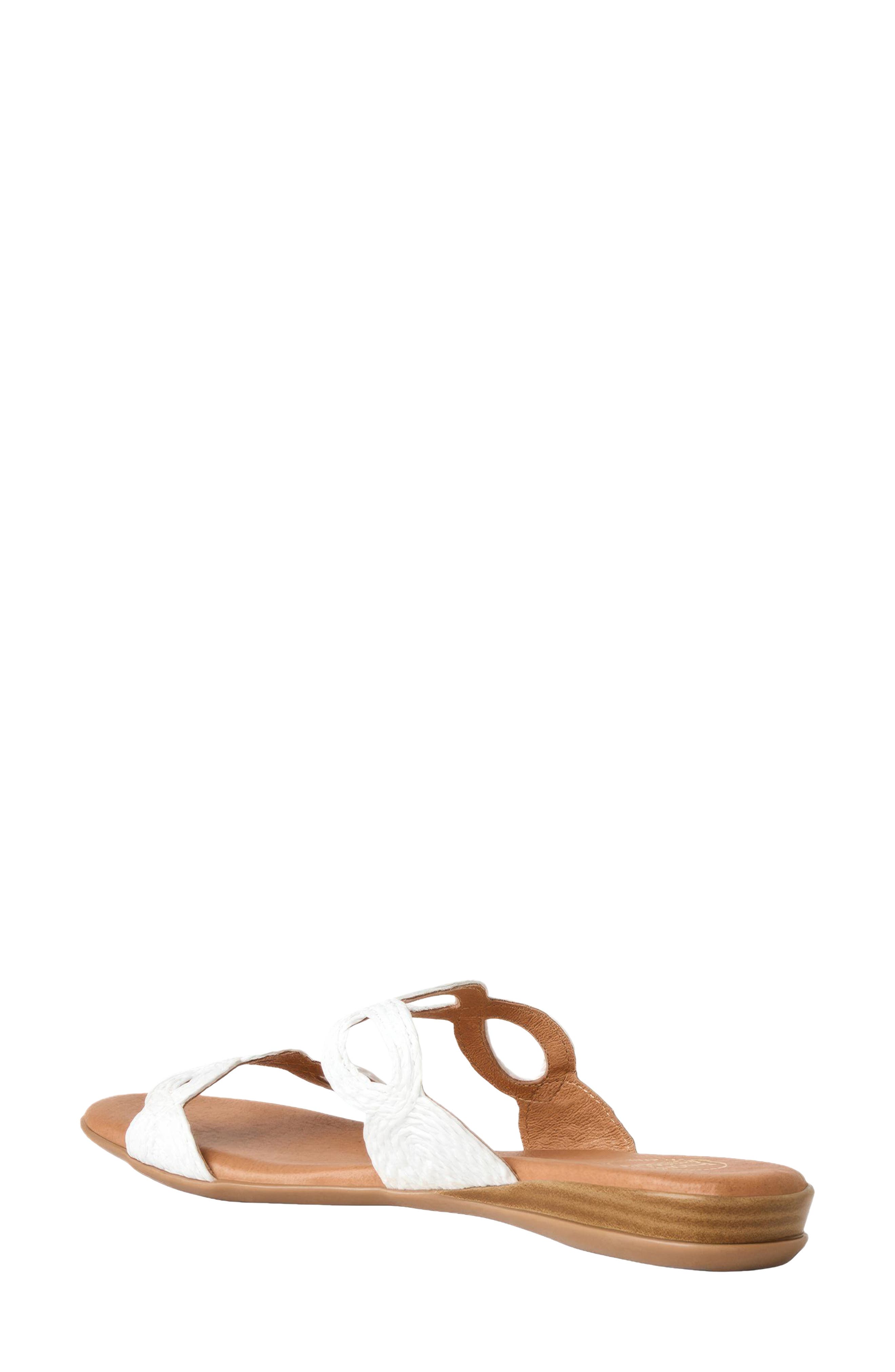 André Assous Nizzie Two-Strap Sandal, Alternate, color, White