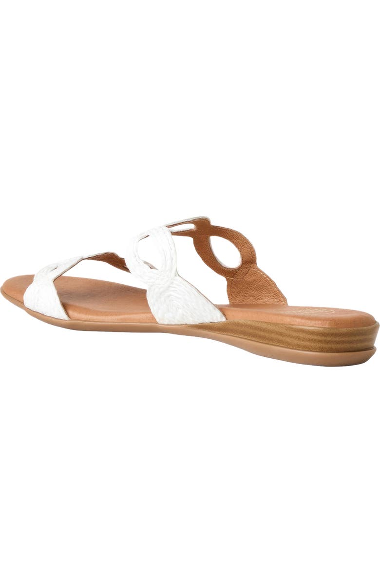 André Assous Nizzie Two-Strap Sandal, Alternate, color, White