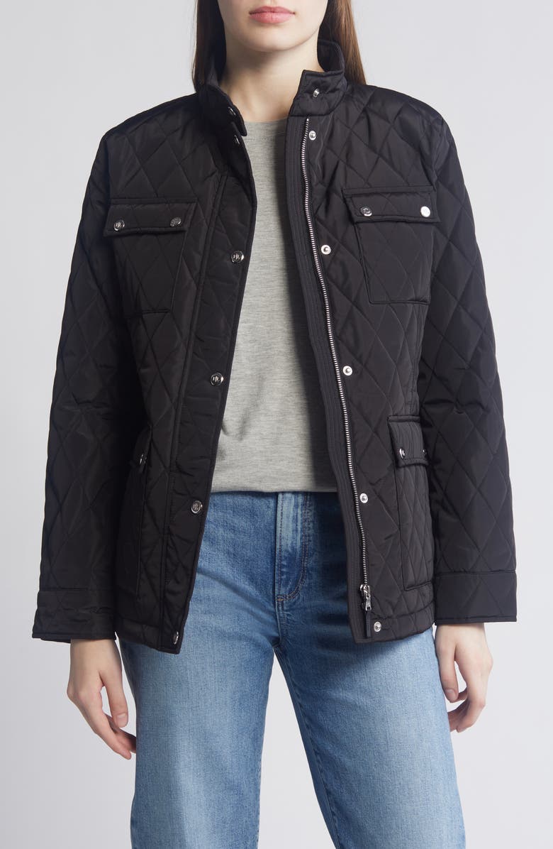 Lauren Ralph Lauren Recycled Polyester Diamond Quilt Jacket, Alternate, color, 