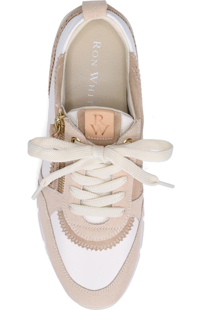 Ron White Zeanna Brogue Sneaker, Alternate, color, Fawn