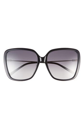 Chloé 57mm Square Sunglasses In Black