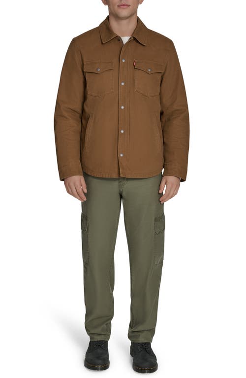 Levi's Western Shirt Jacket In Brown