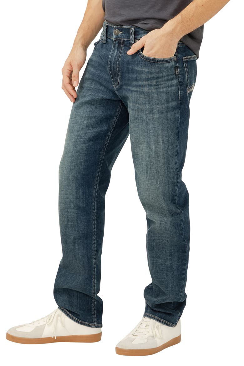 Eddie Athletic Fit Tapered Jeans, Alternate, color, SIERRA
