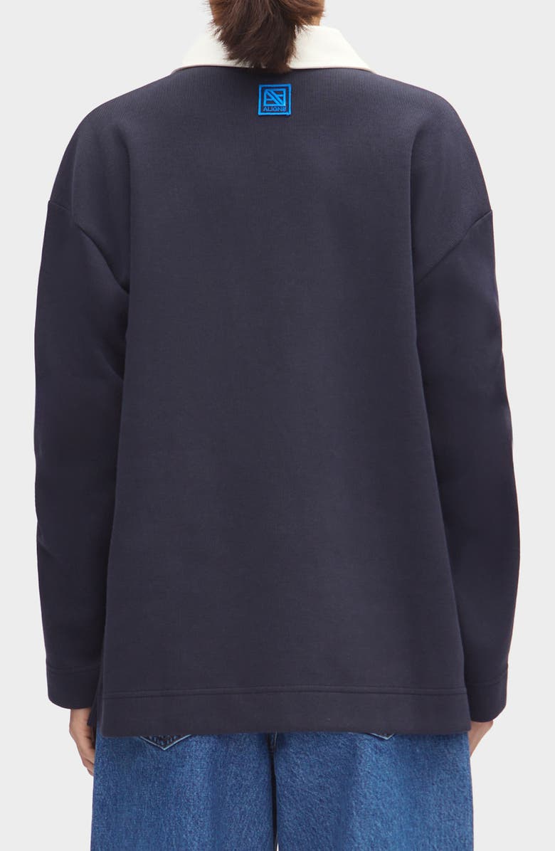 ALIGNE Joni Stripe Rugby Shirt, Alternate, color, Navy