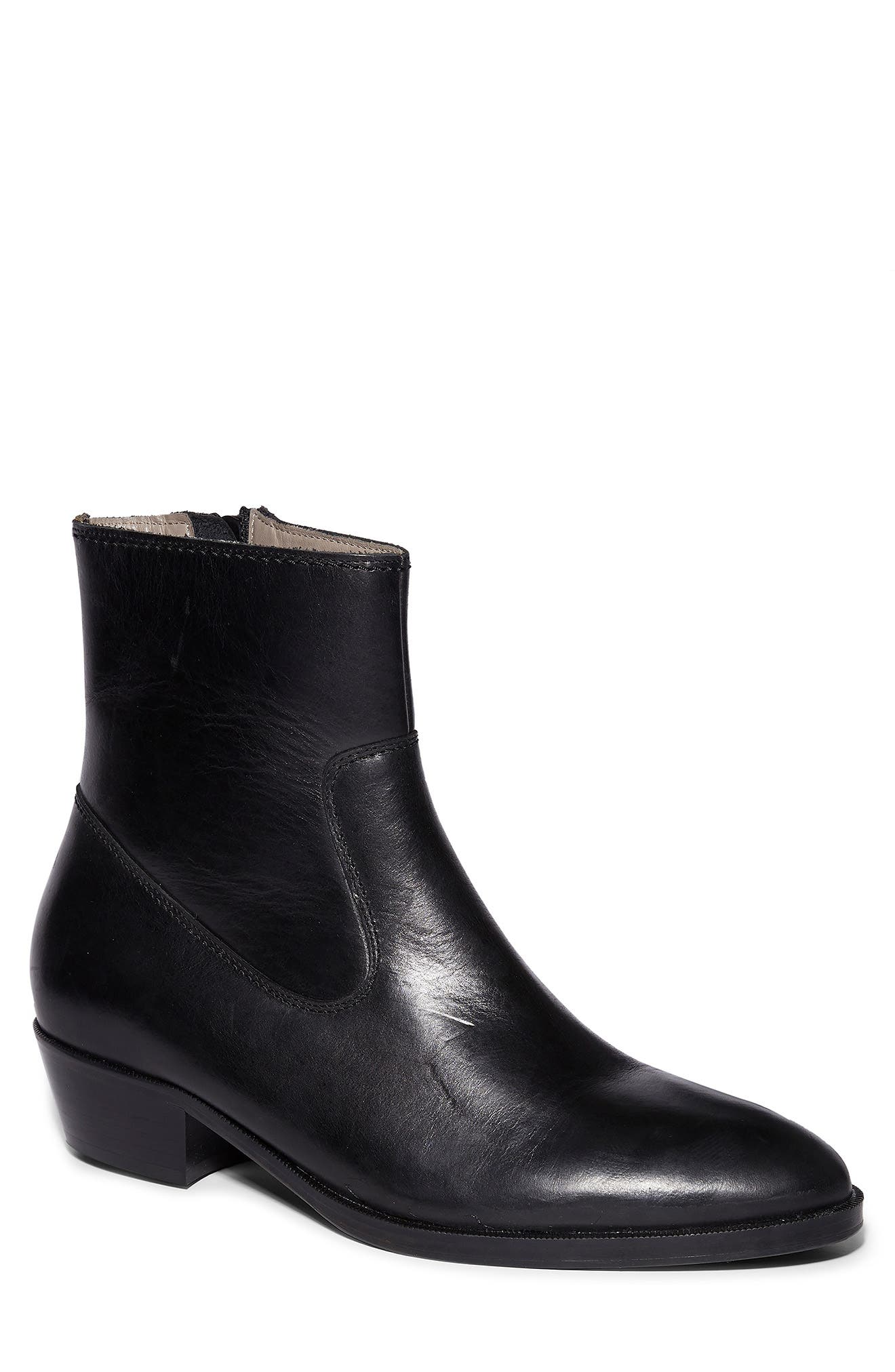 AllSaints Ridge Zip Boot, Main, color, 