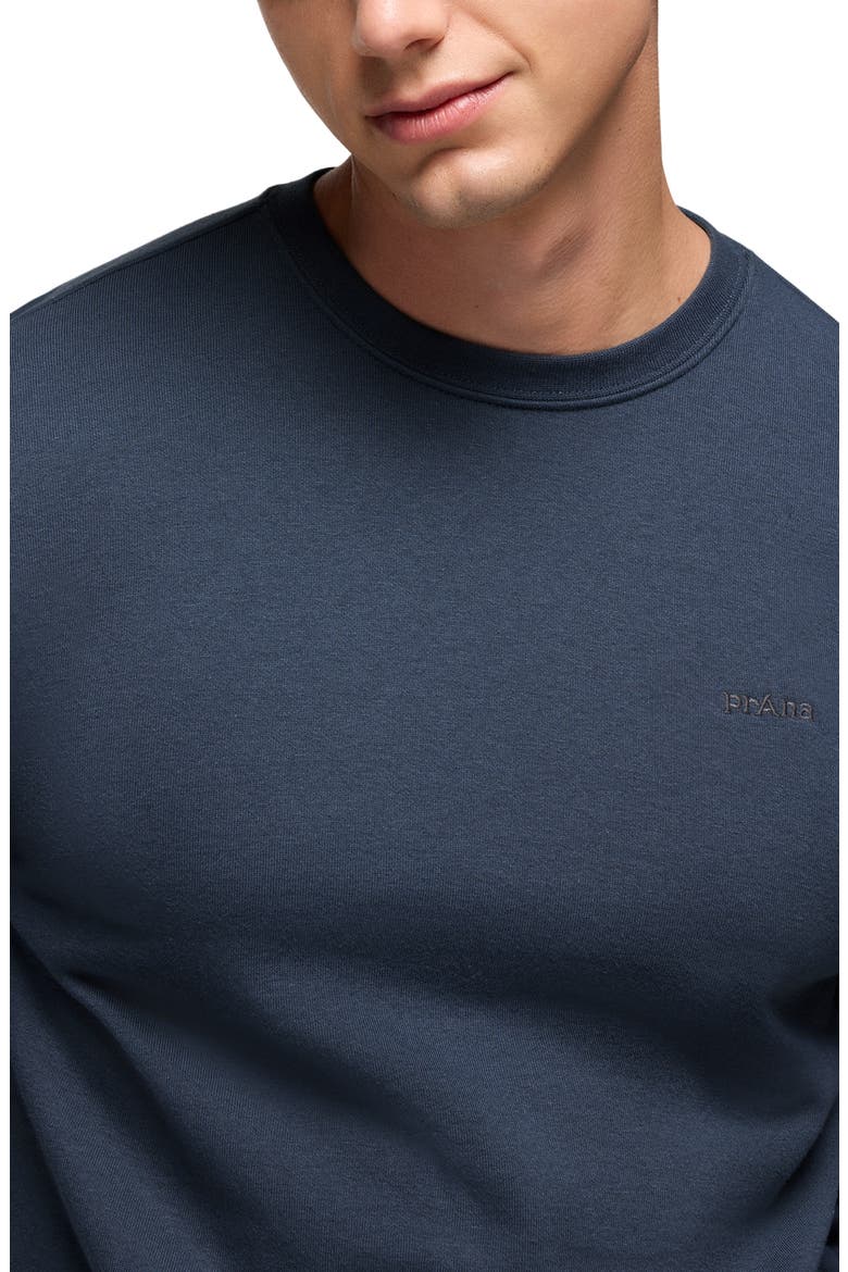 Fleece Crewneck Sweatshirt, Alternate, color, STORMY NIGHT