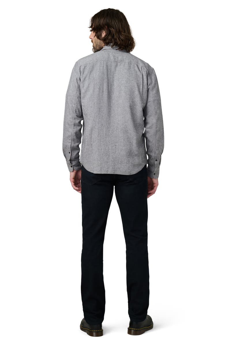 Joe's Chester Flannel Button-Up Shirt, Alternate, color, Heather Grey