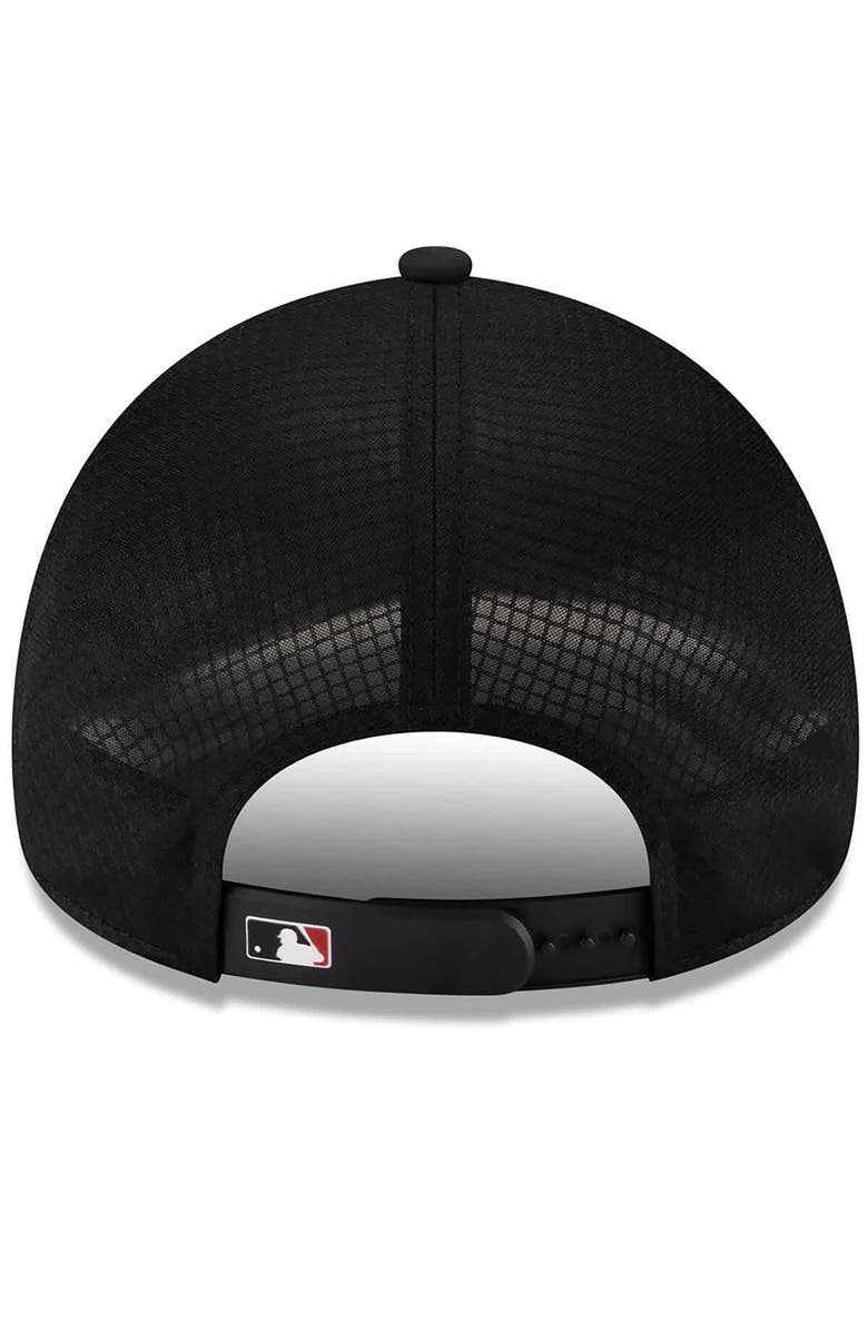 New Era Men's New Era Black Arizona Diamondbacks 2026 Batting Practice Apex 9FORTY Adjustable Trucker Hat, Alternate, color, Black