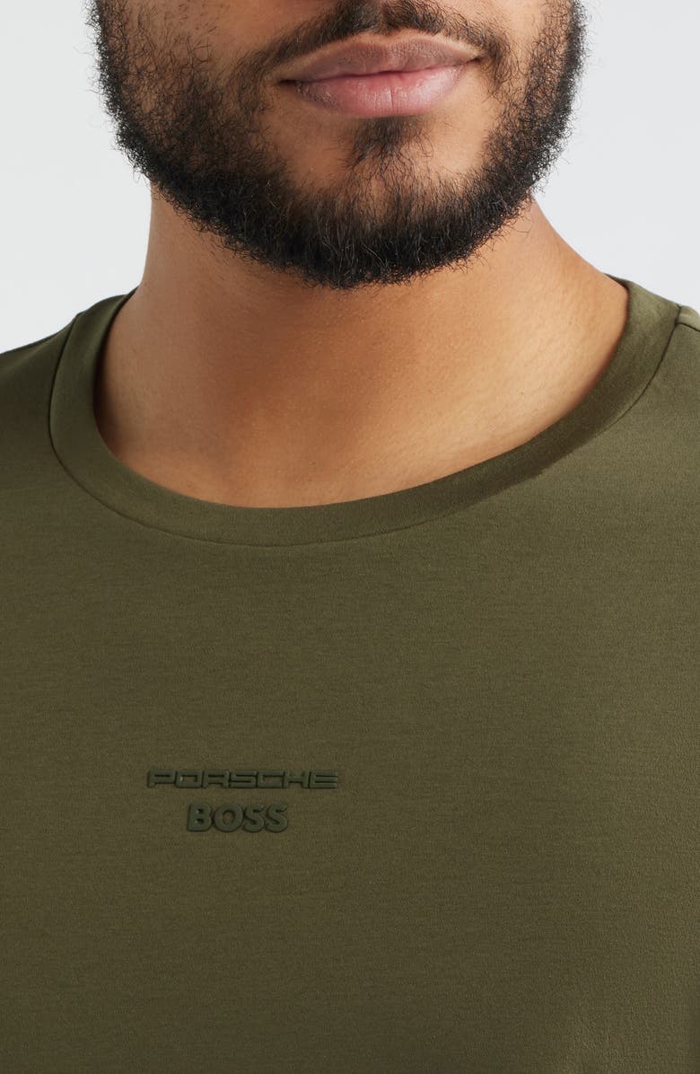BOSS Porsche Spirit 70 Cotton T-Shirt, Alternate, color, Open Green