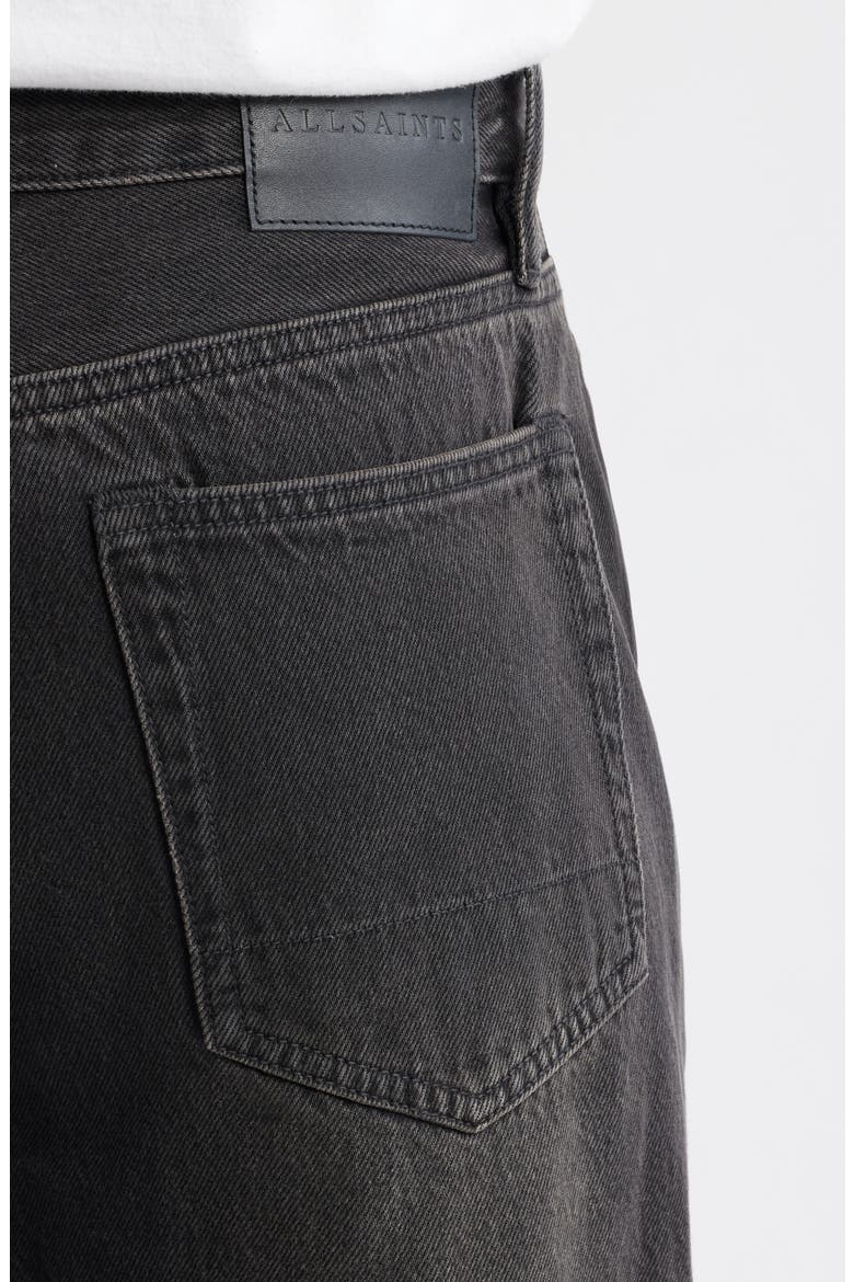Lenny Straight Leg Jeans, Alternate, color, DIRTY BLACK