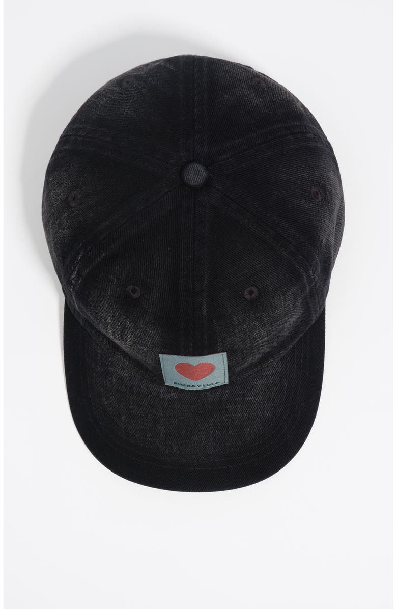 Bimba y Lola Cotton Cap, Alternate, color, Black