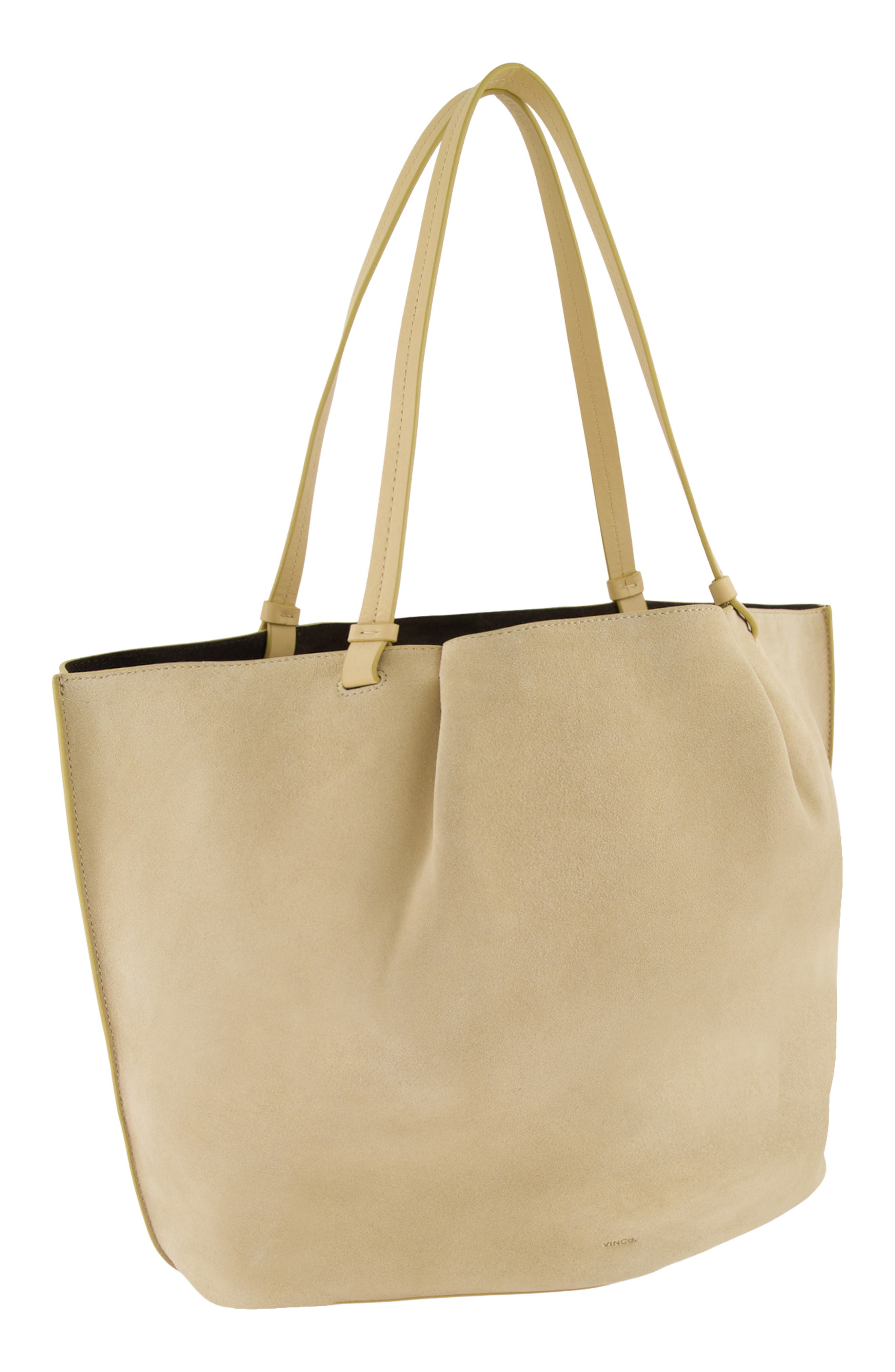 Vince Ava Leather Tote, Alternate, color, Maiz