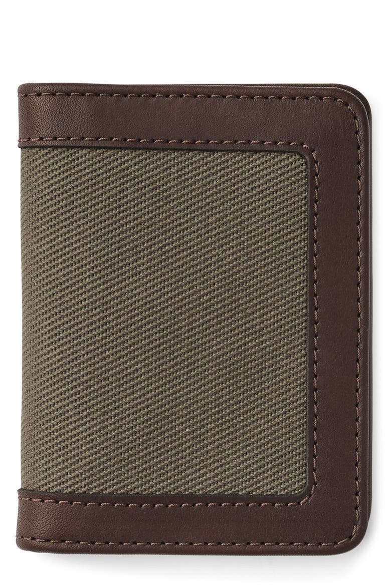 Outfitter Card Case, Main, color, OTTER GREEN