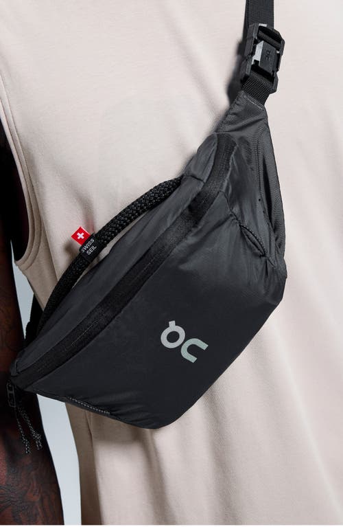 On Nyl Ripstop Belt Bag In Metallic