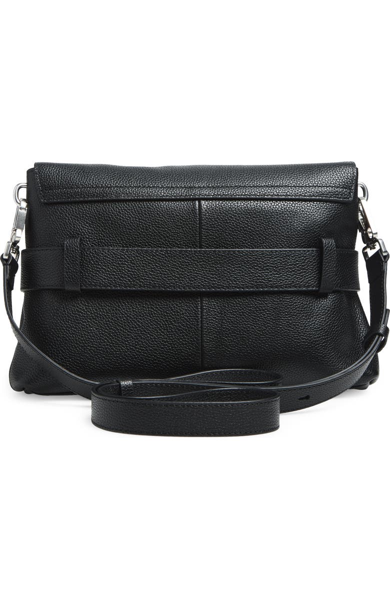 rag & bone Lexington Leather Crossbody Bag, Alternate, color, Black