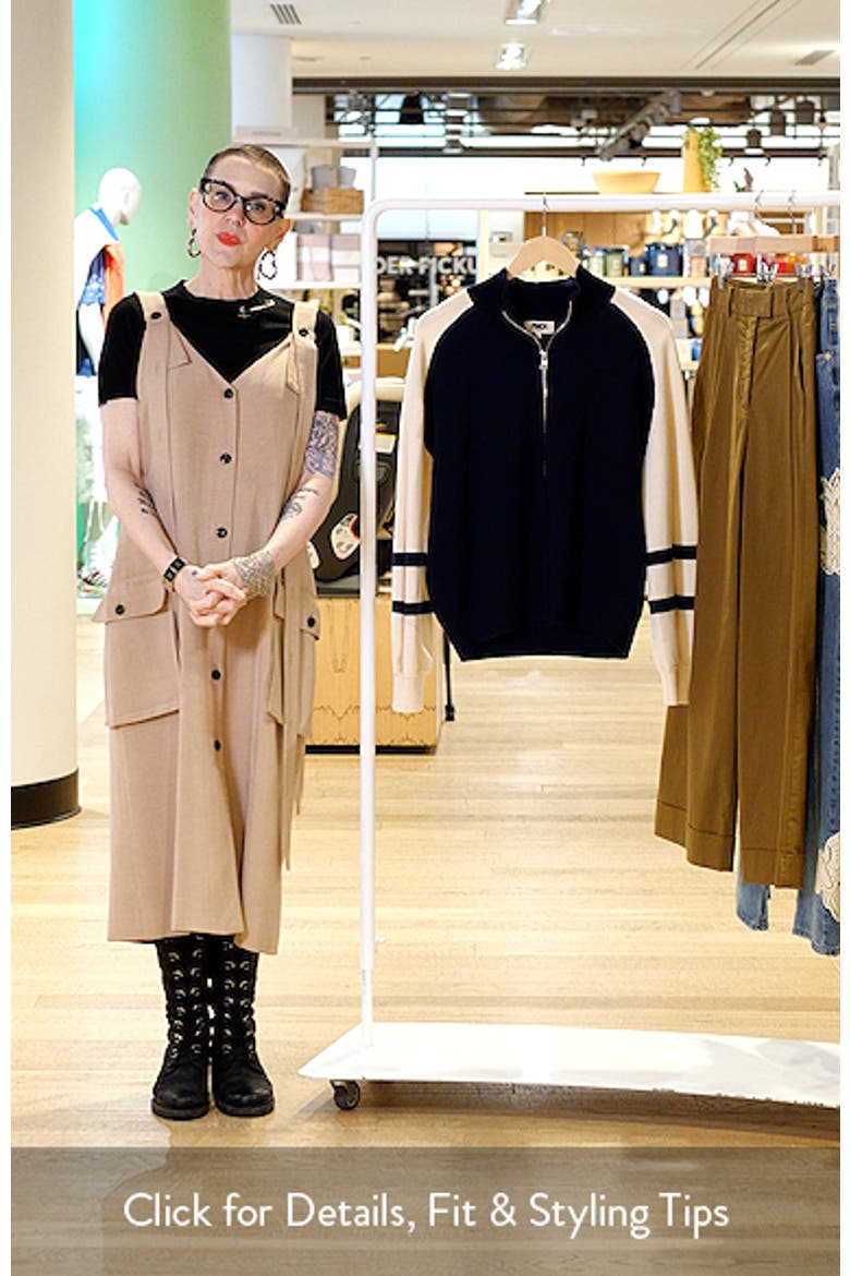 Timbre Colorblock Zip Cardigan video