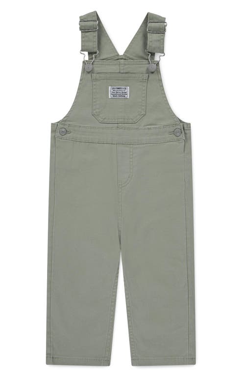 Shop Levi's Cotton Stretch Twill Overalls In Seagrass