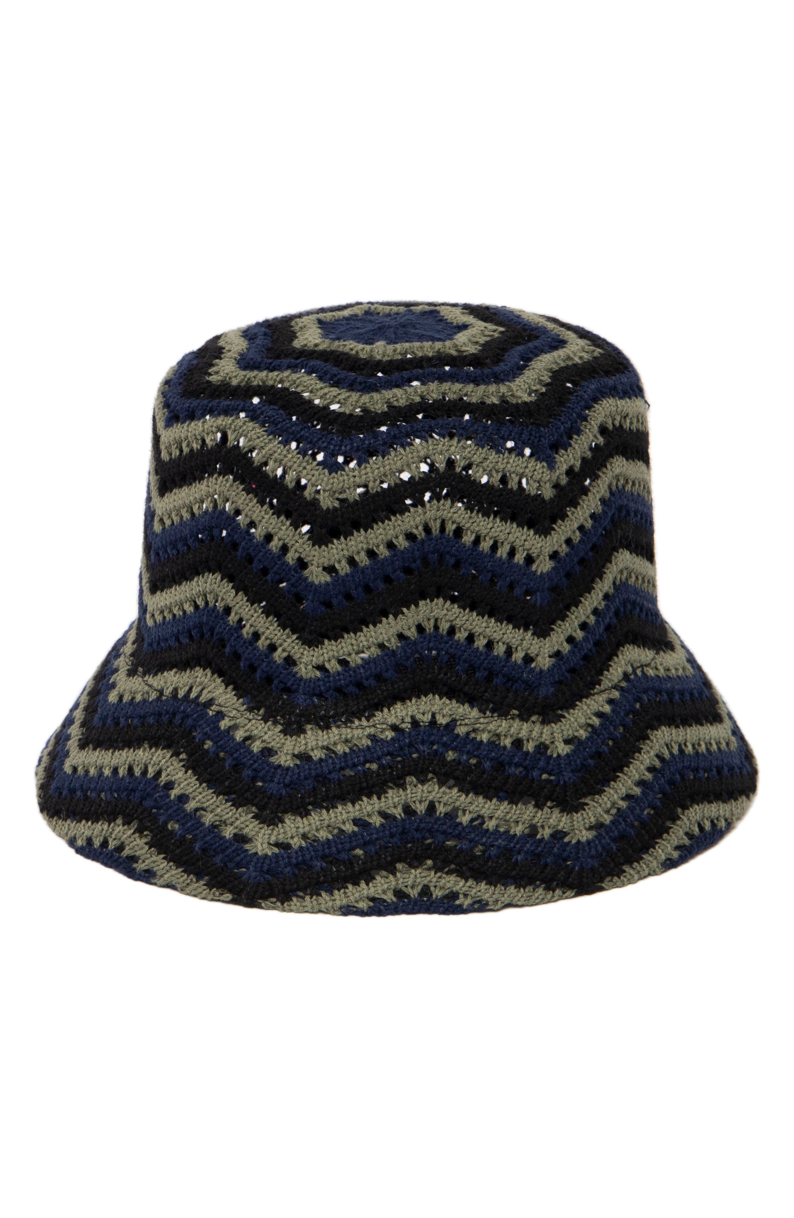San Diego Hat Knit Chevron Bucket Hat