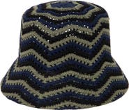 San Diego Hat Knit Chevron Bucket Hat