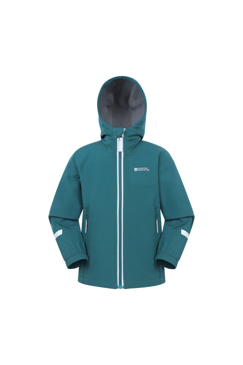 Childrens/Kids Huxley Reflective Soft Shell Jacket, Main, color, Blue