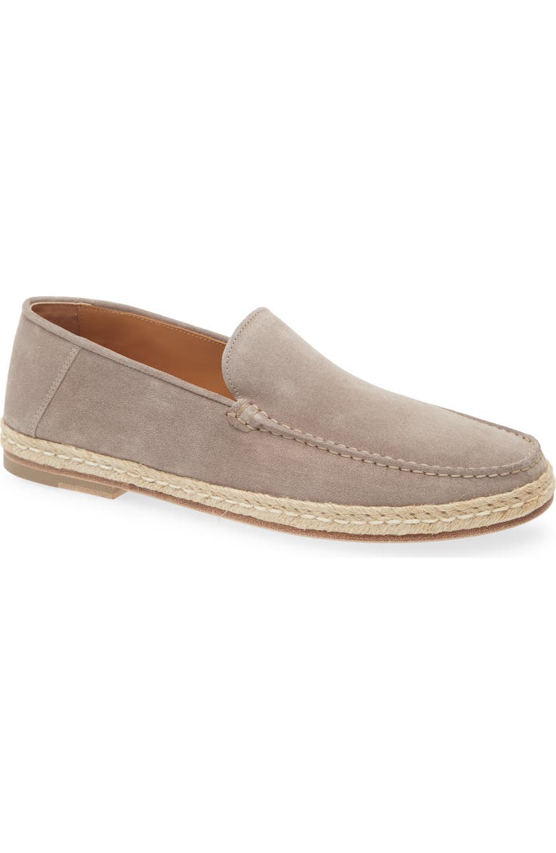 JM WESTON Uzes Espadrille Loafer, Main, color, Glazed Brown Suede