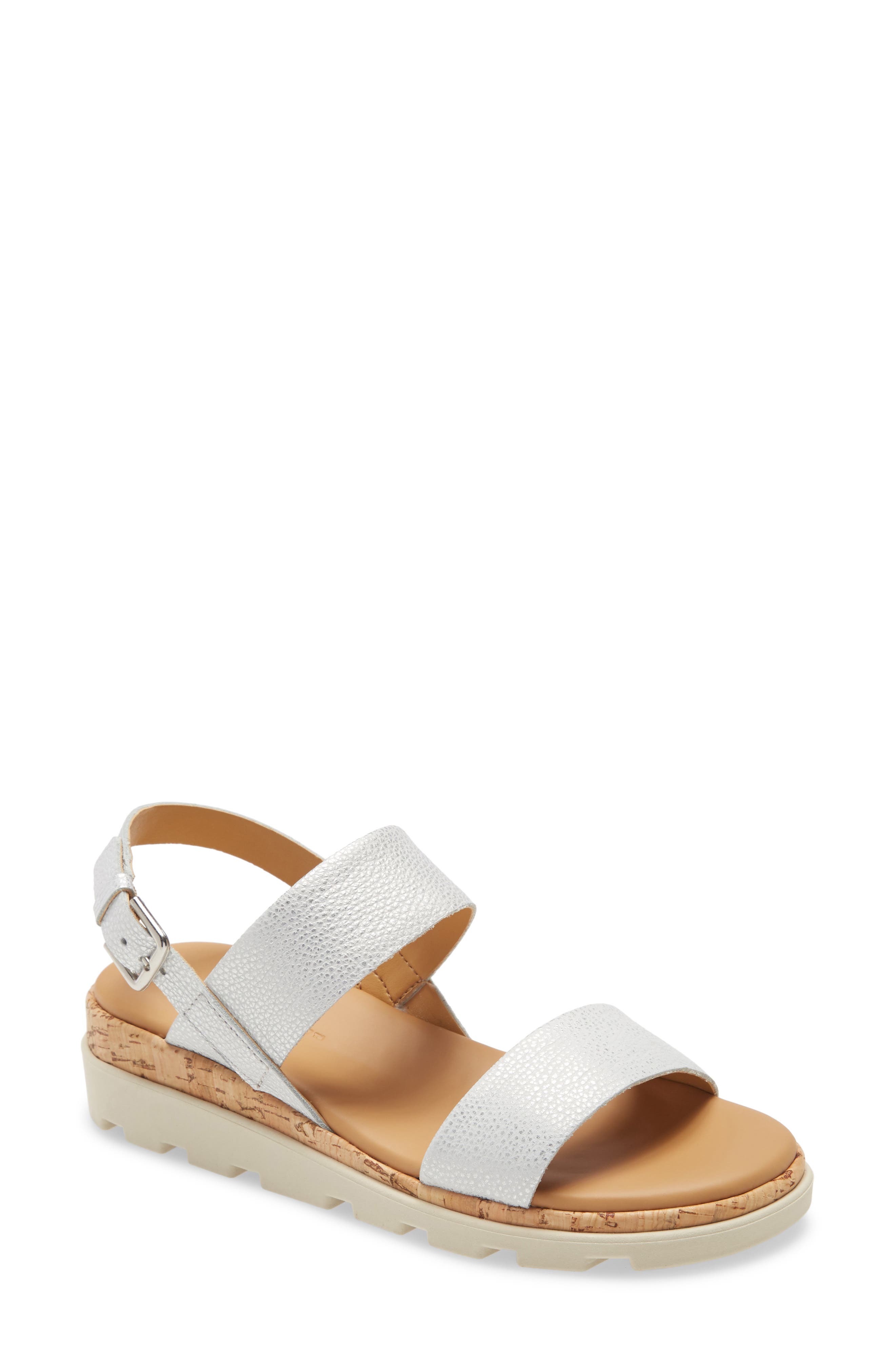 Mod Sandal, Main, color, SILVER CURTIS LEATHER