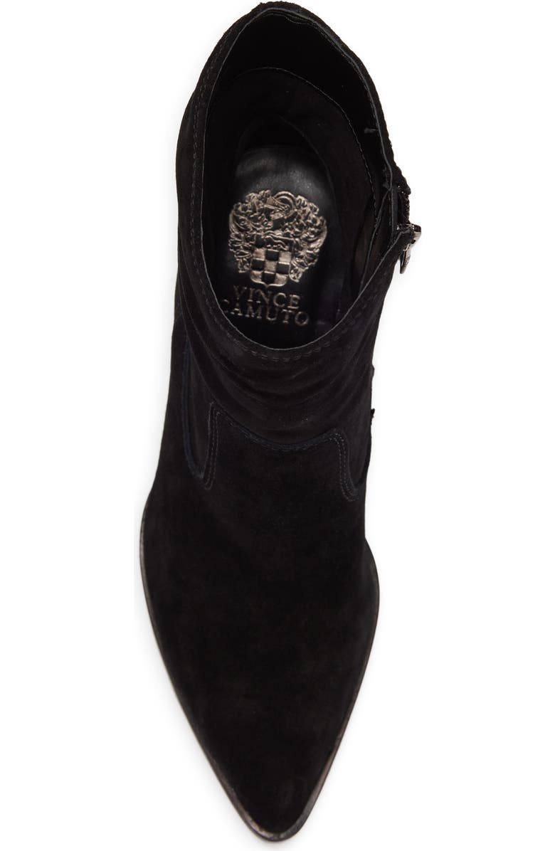 Vince Camuto Crethana Ruched Leather Block Heel Boot, Alternate, color,