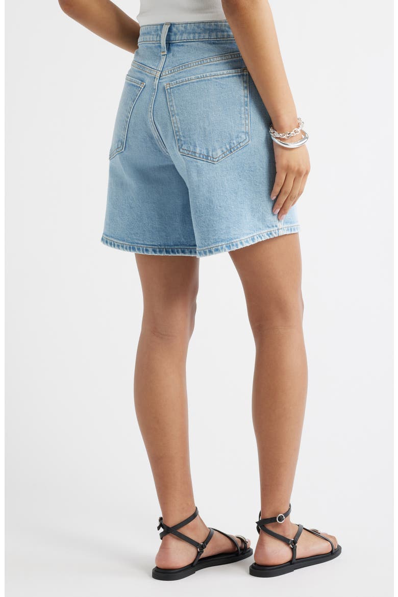 Classic Denim Shorts, Alternate, color, LOGAN WASH