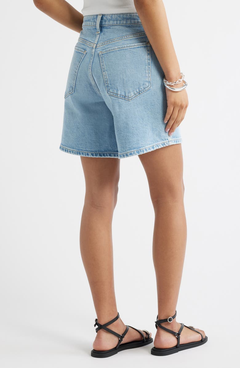 Open Edit Classic Denim Shorts, Alternate, color, Logan Wash