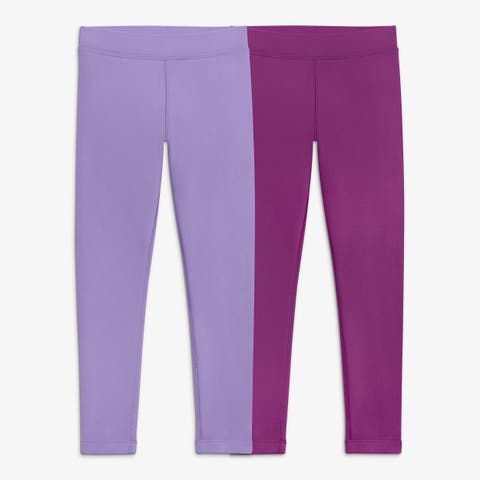 Kids French Terry Cozy Legging 2-Pack (Toddler, Little Kid, Big Kid)