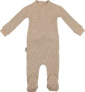 Manière Shimmer Waffle Knit Footie