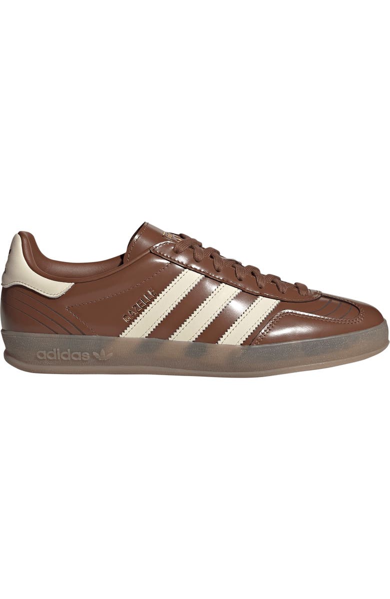 adidas Gazelle Indoor Sneaker, Alternate, color, Brown/ Wonder White/ Gum5