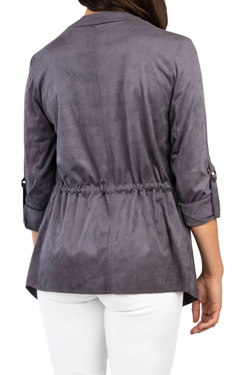 KUT from the Kloth Dianne Faux Suede Jacket, Alternate, color, 