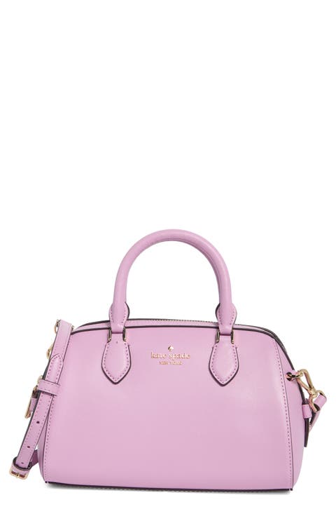 madison saffiano leather small satchel