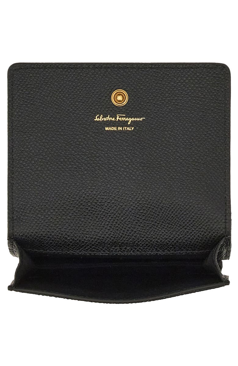 FERRAGAMO Gancini French Leather Wallet, Alternate, color, 