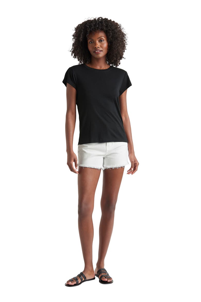 Faye Crewneck Tee, Alternate, color, BLACK