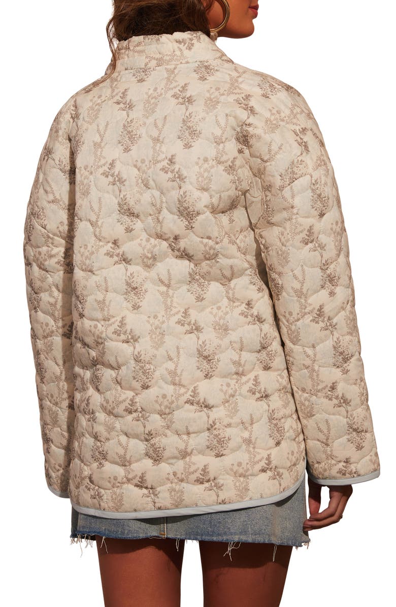 VICI Collection Maggy Open Front Quilted Jacket, Alternate, color,