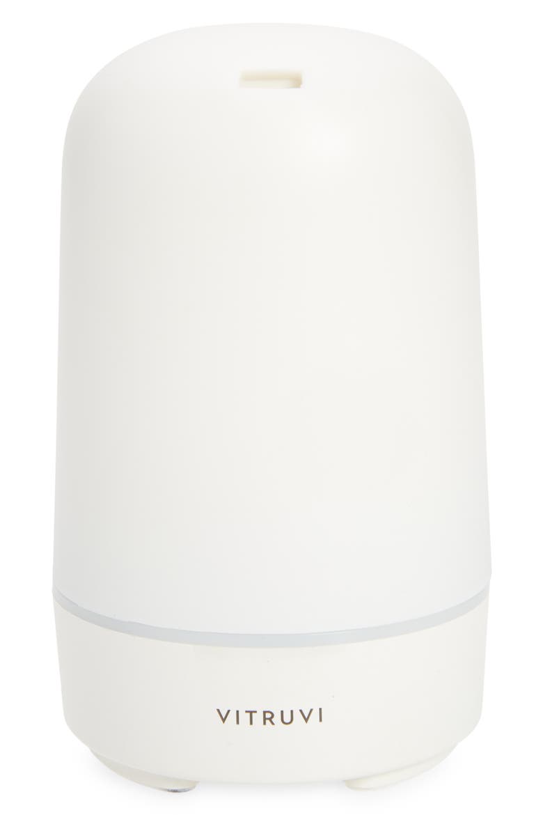 Glow Essential Oil Diffuser, Main, color, WHITE