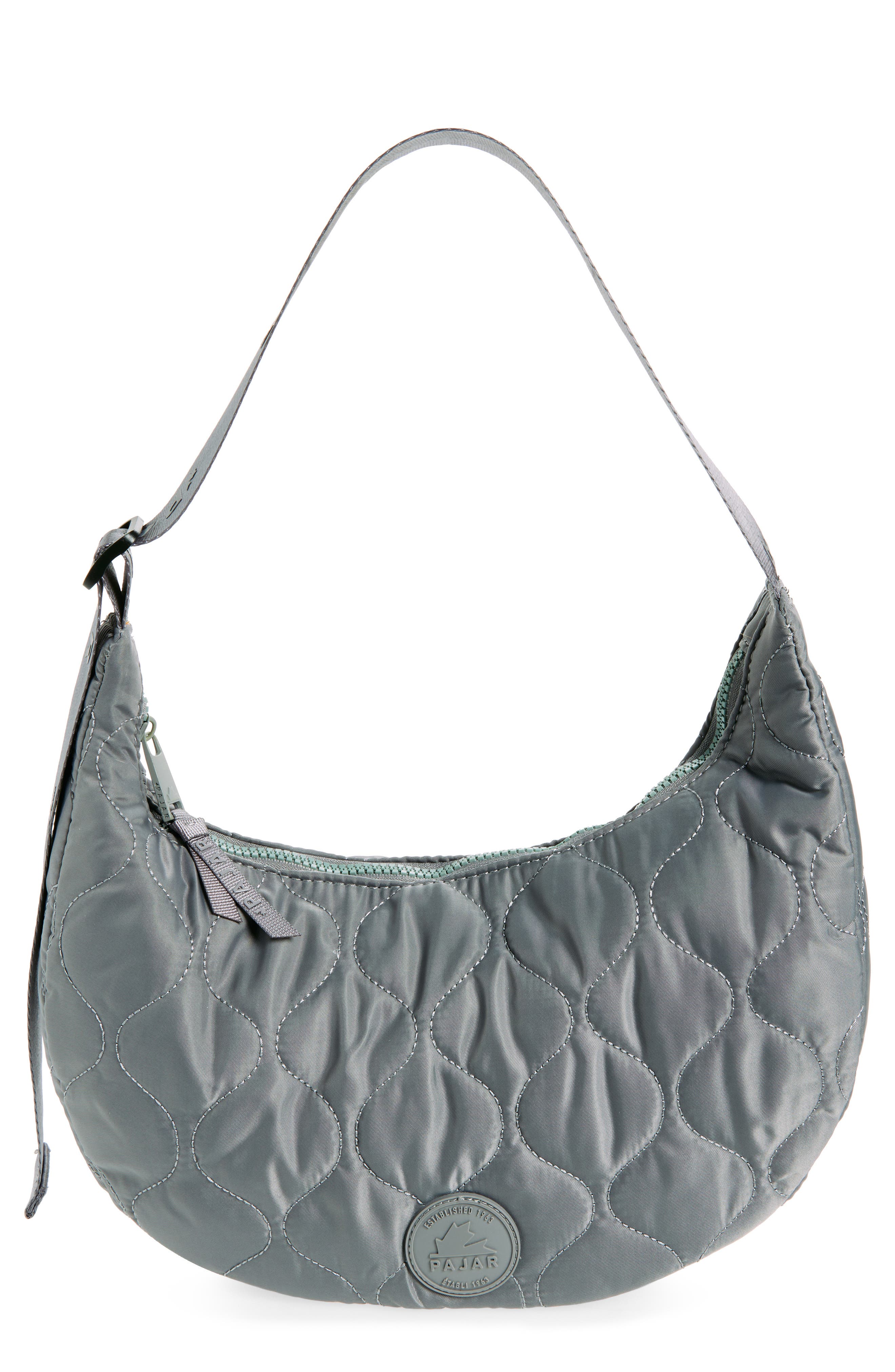 Pajar Quilted Hobo Tote Bag, Main, color, 