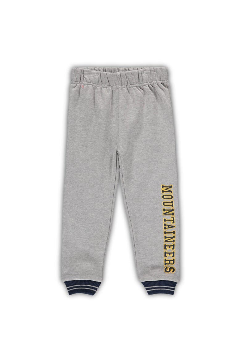 Toddler Colosseum Navy/Heathered Gray West Virginia Mountaineers Poppies Hoodie and Sweatpants Set, Alternate, color, Navy