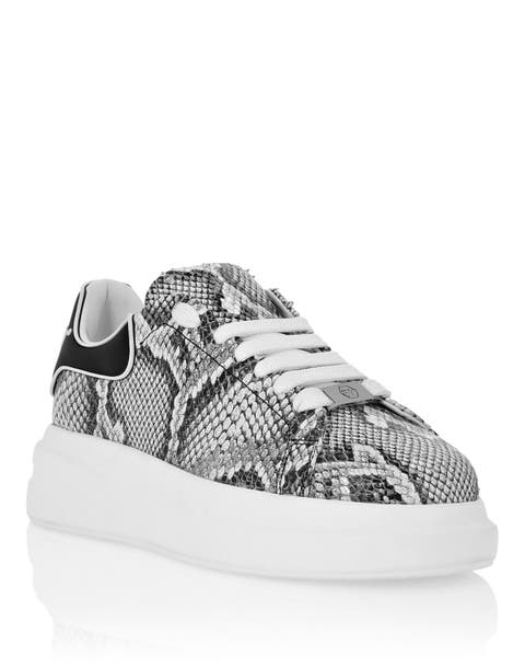 Low Top Sneakers Roccia Python Print Unisex