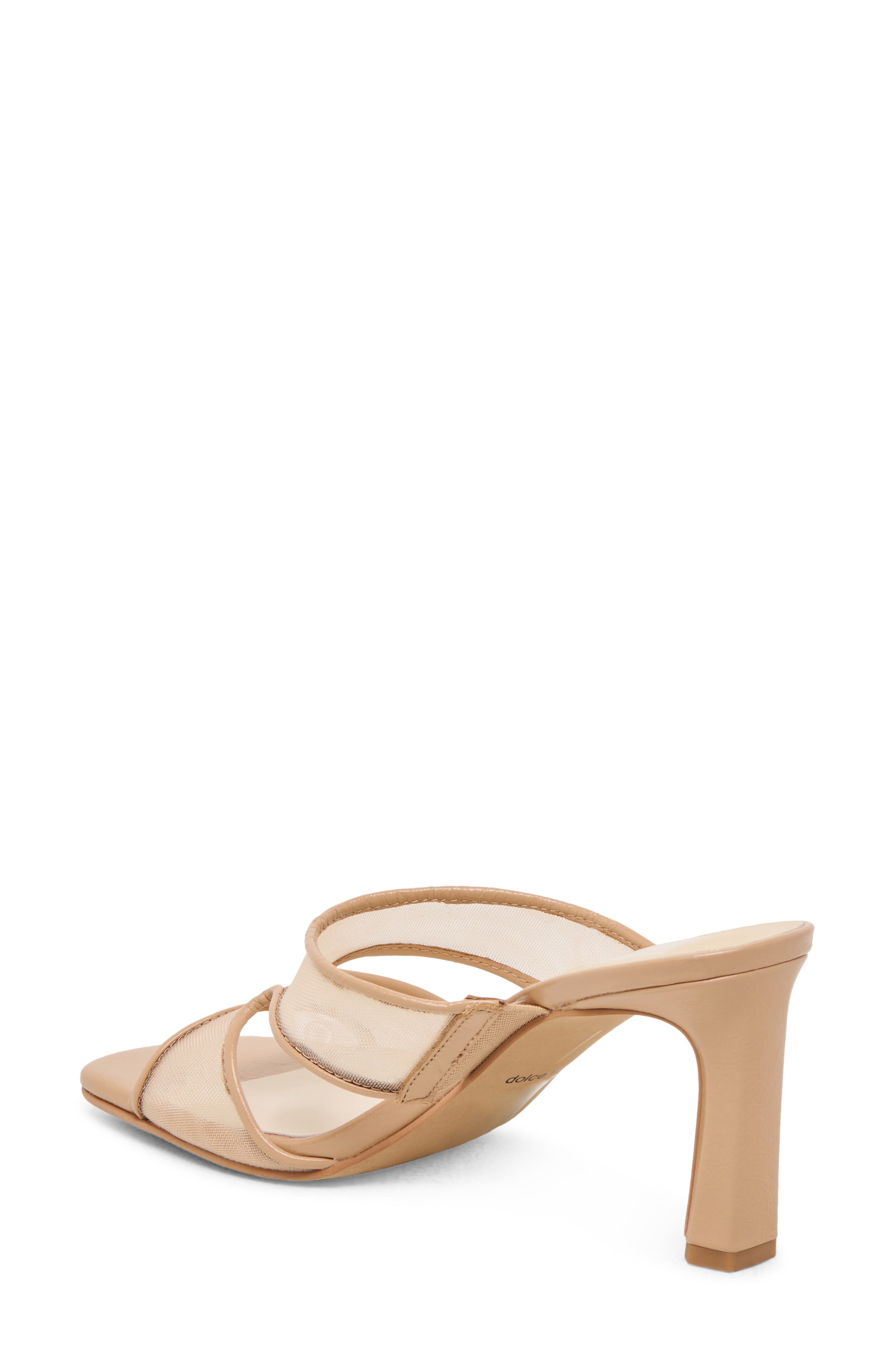 Dolce Vita Gitel Slide Sandal, Alternate, color, Light Tan Mesh