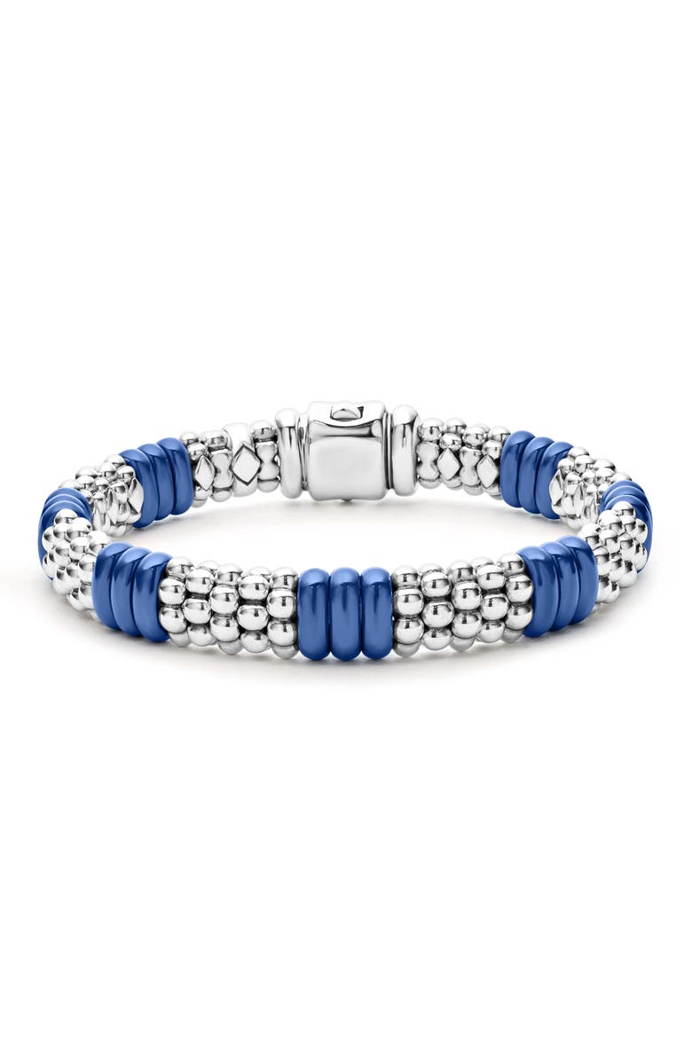 LAGOS Blue Caviar Station Rope Bracelet, Main, color, Ultramarine