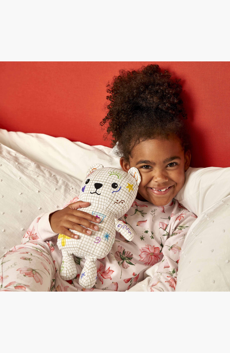 Eat Sleep Doodle Color-In & Doodle Artie Bear Teddy Bear, Alternate, color, White