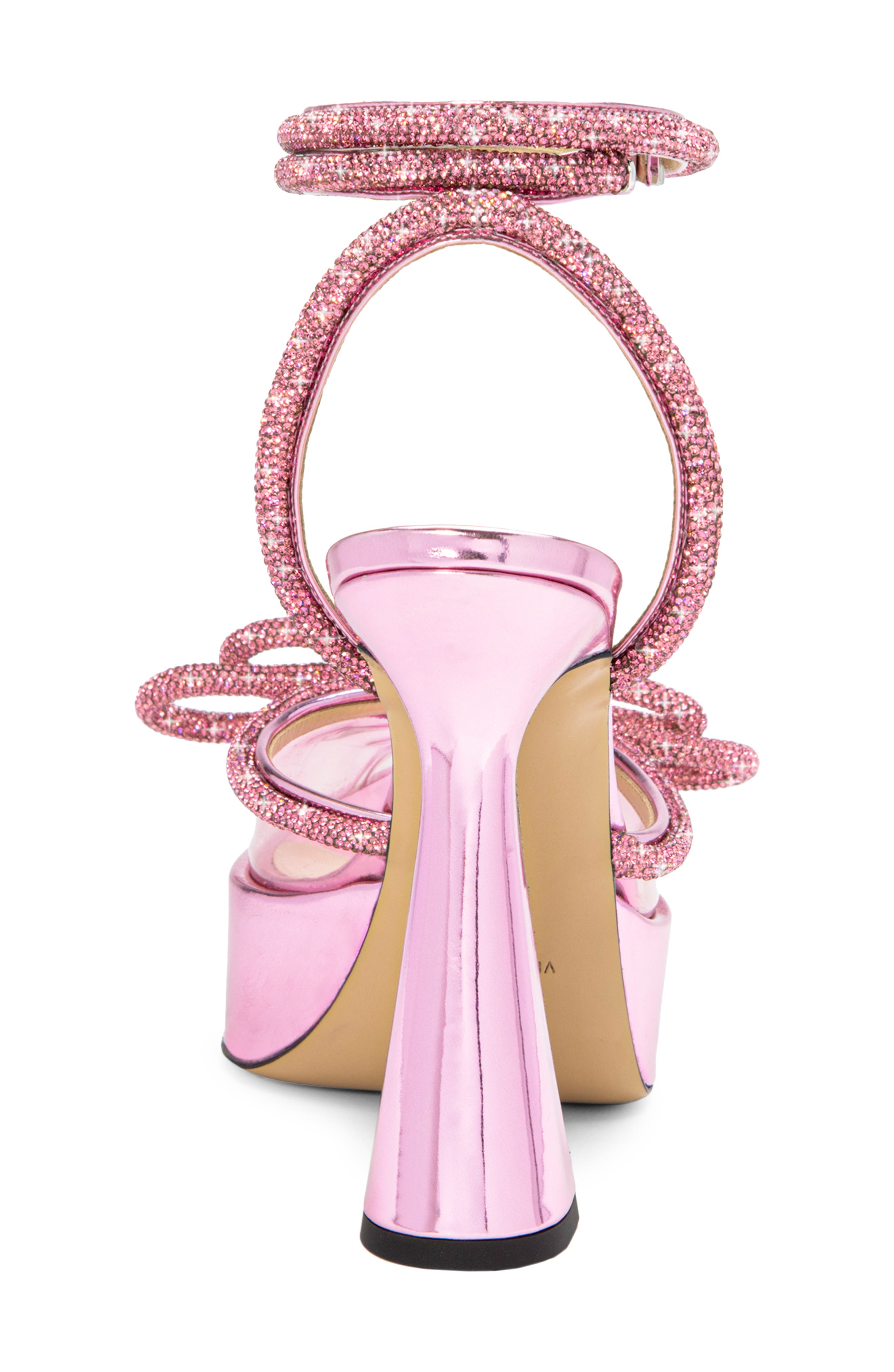 Double Bow Platform Pump, Alternate, color, PINK